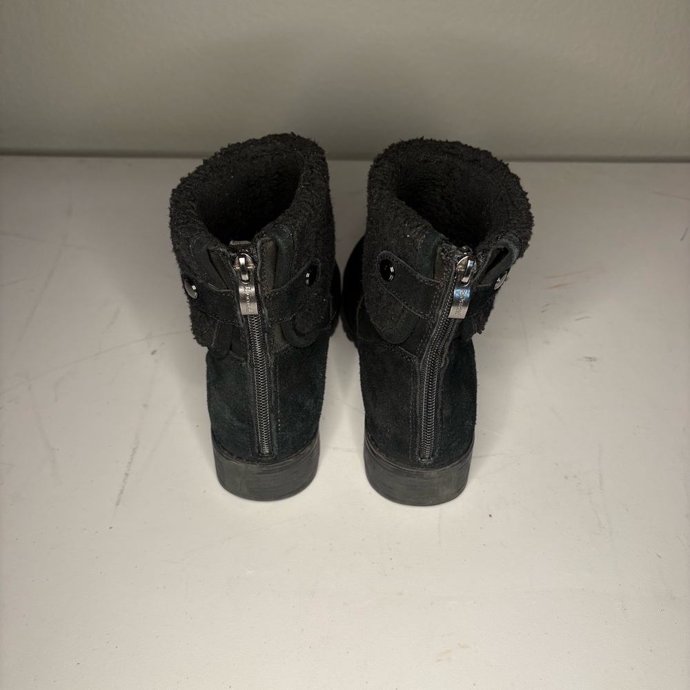 Bjorndal Black Ankle Boots with Fold-Over Cuff - Picture 4 of 7